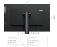 Monitor Lenovo ThinkVision P24h-30 USB-C dokk